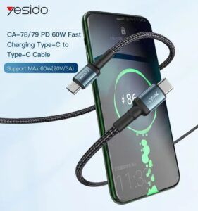 Yesido Type C to Type C 60W